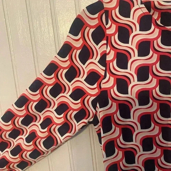 Talbots Side Tie Swirl Print sheath dress - Picture 2 of 9